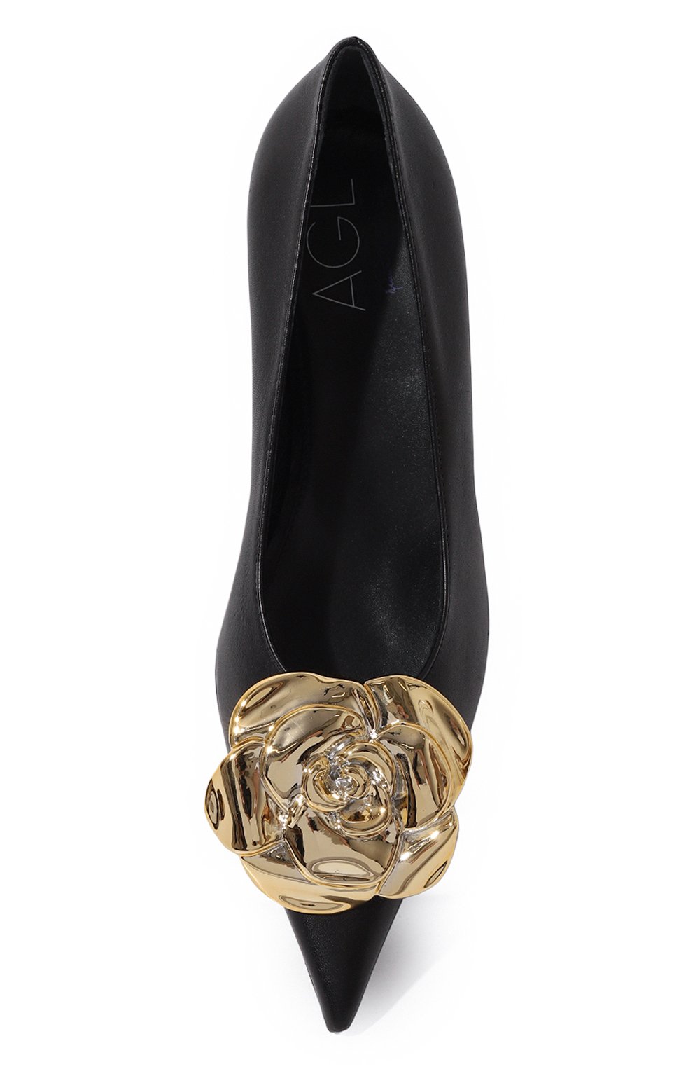 Кожаные туфли agl x kristen mcmenamy AGL черного цвета по цене 39950 руб., арт. D167011PCS0FTY0000, фото 6 Кожаные туфли agl x kristen mcmenamy AGL, арт. D167011PCS0FTY0000, фото 6