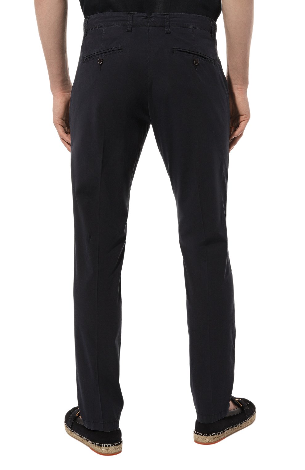 Брюки FEDELI темно-синего цвета по цене 31650 руб., арт. 6UEL0409, фото 4 Брюки FEDELI, арт. 6UEL0409, фото 4