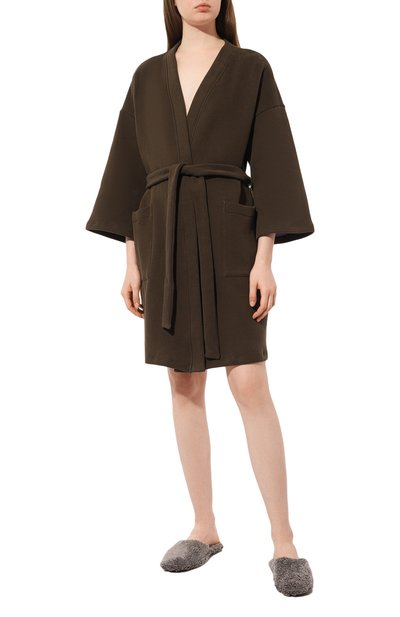 Хлопковый халат HANRO, арт. 078787, фото 2