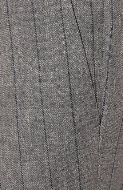 Брюки из хлопка и шерсти BRUNELLO CUCINELLI, арт. MS484B2299, фото 5