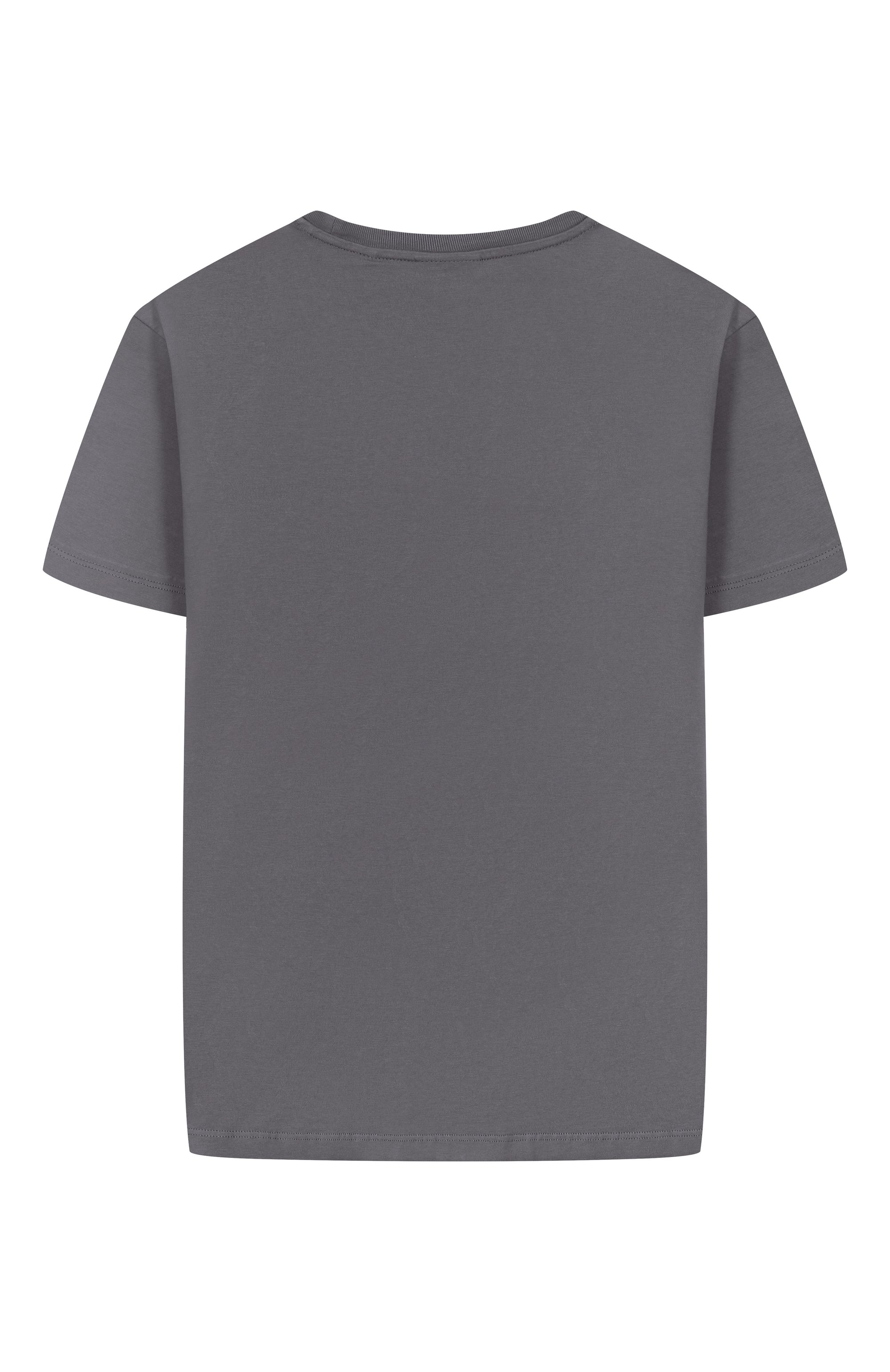 Хлопковая футболка OFF-WHITE серого цвета по цене 19650 руб., арт. 0BAA016F25JER001/12+, фото 2 Хлопковая футболка OFF-WHITE, арт. 0BAA016F25JER001/12+, фото 2