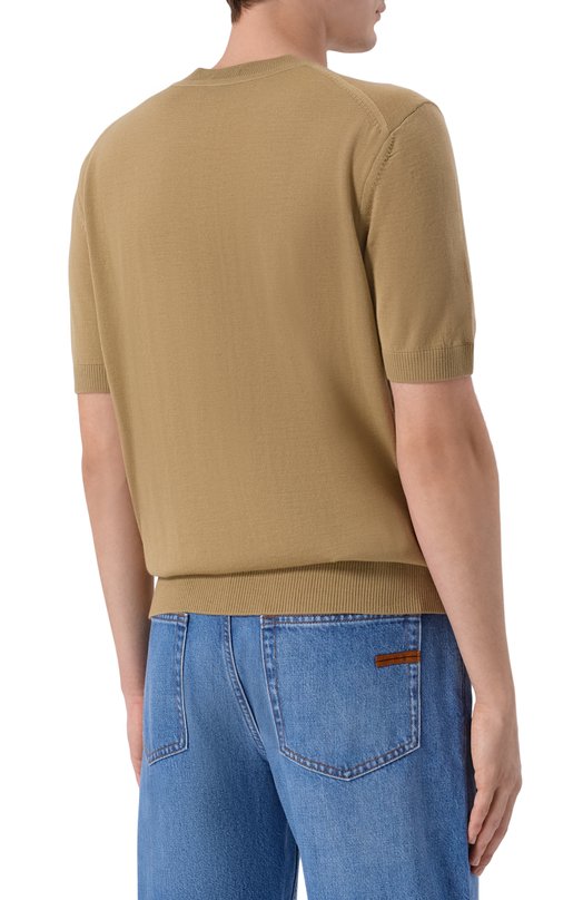 Шерстяной джемпер BOSS 50560476 Бежевый  50560476 Фото 4