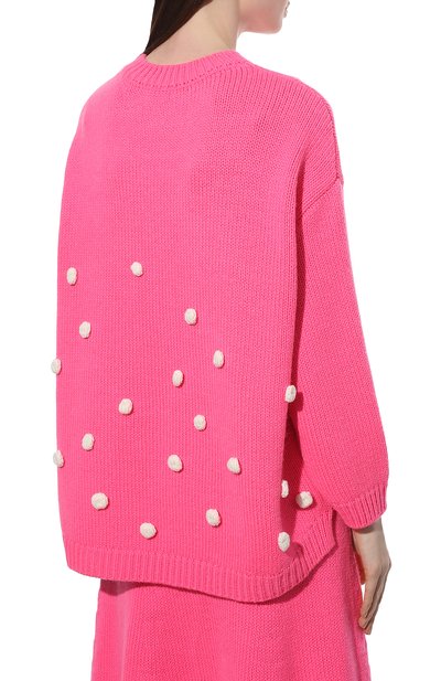 Свитер VIKA GAZINSKAYA розового цвета по цене 56100 руб., арт. FW22-2243-750, фото 4 Свитер VIKA GAZINSKAYA, арт. FW22-2243-750, фото 4