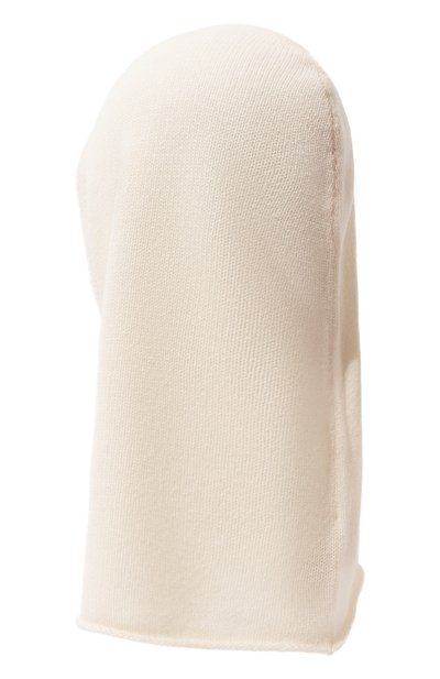 Капор из шерсти и кашемира ALLUDE кремового цвета по цене 14550 руб., арт. 245/17110, фото 3 Капор из шерсти и кашемира ALLUDE, арт. 245/17110, фото 3