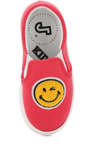 Текстильные слипоны с нашивками JOSHUA`S KIDZ, арт. KCN017 RED JERSEY SMILE, фото 4