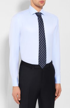 Хлопковая сорочка ZEGNA, арт. 402301/9NS0LB, фото 4
