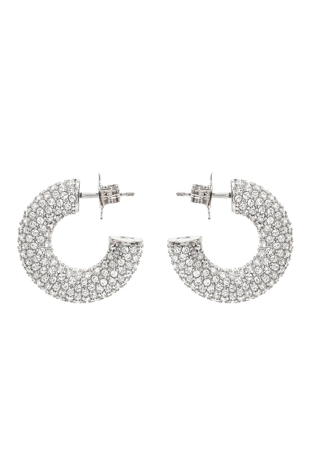 Серьги AMINA MUADDI серебряного цвета по цене 69950 руб., арт. CAMER0N H00P MINI, фото 1 Серьги AMINA MUADDI, арт. CAMER0N H00P MINI, фото 1