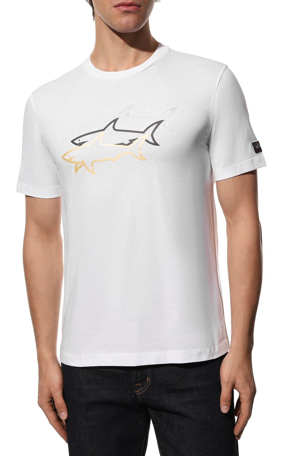 Хлопковая футболка PAUL&SHARK, арт. 23411194, фото 3