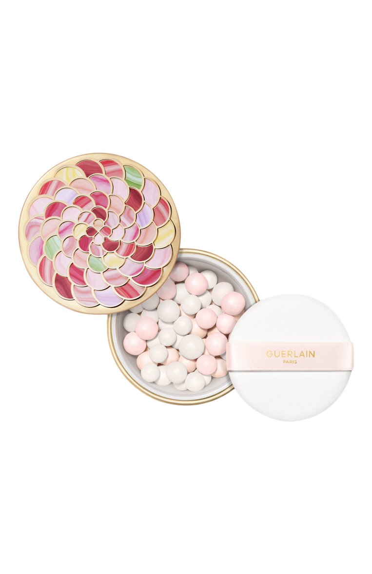 Пудра для лица в шариках meteorites perles, 01 жемчужный белый (20g) GUERLAIN  цвета, арт. G044150 | Фото 1 (Региональные ограничения белый список (Axapta Mercury): Не проставлено; Финишное покрытие: Сияющий; Нос: Не проставлено)