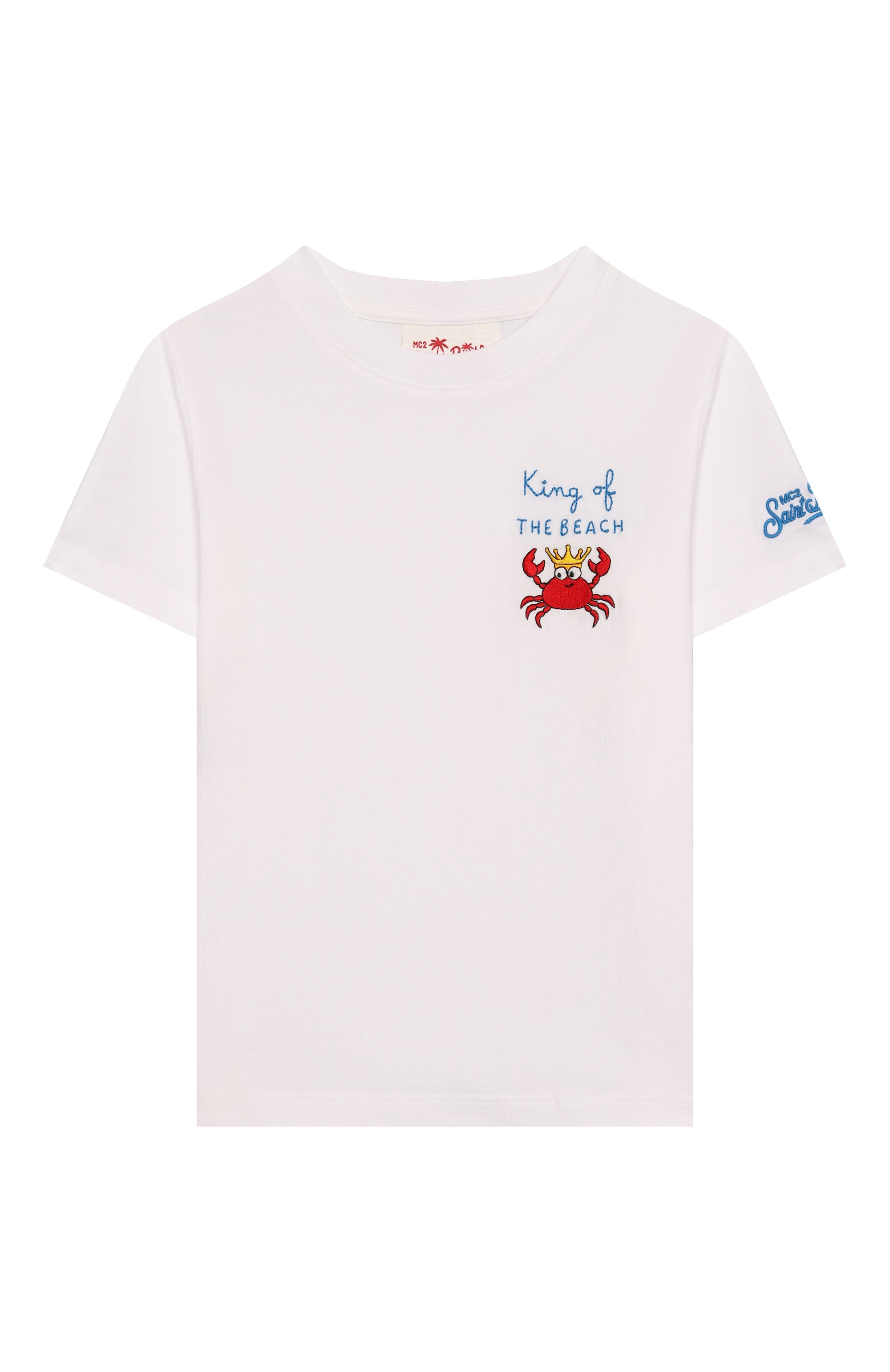 Хлопковая футболка MC2 SAINT BARTH, арт. STBK/P0RT0FIN0 JR/06129D, фото 1
