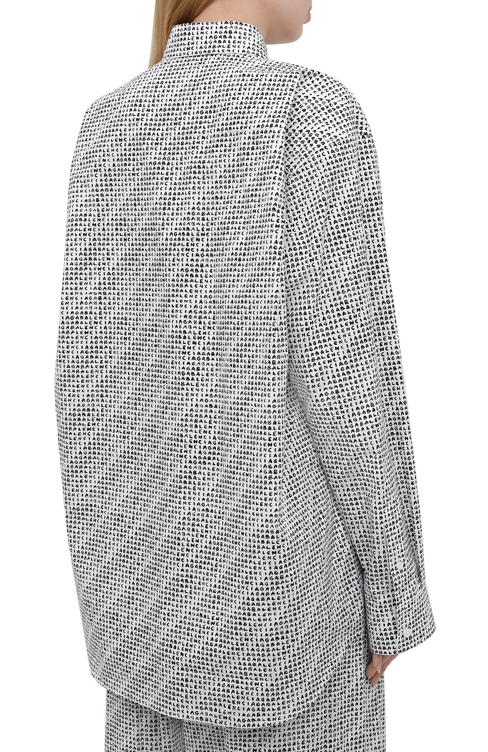 Хлопковая рубашка BALENCIAGA, арт. 658956/TKL40, фото 4