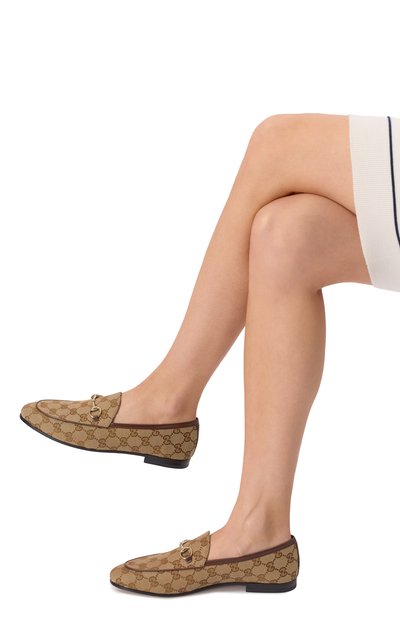 Текстильные лоферы jordaan gg GUCCI, арт. 431467/KY980, фото 2