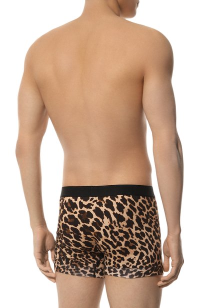 Хлопковые боксеры TOM FORD леопардового цвета по цене 15450 руб., арт. T4LC3123, фото 3 Хлопковые боксеры TOM FORD, арт. T4LC3123, фото 3
