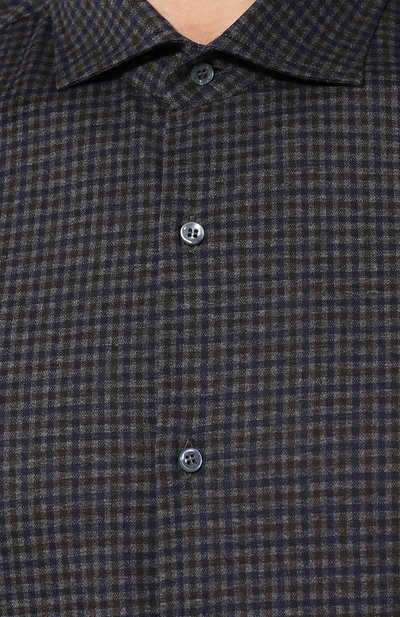 Хлопковая сорочка LORO PIANA, арт. FAI7796, фото 5