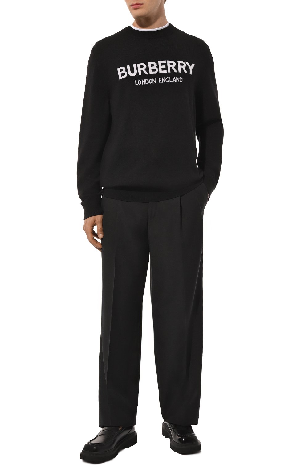 Шерстяной джемпер BURBERRY, арт. 8054896, фото 2