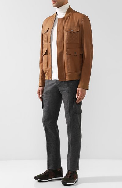 Шерстяные брюки KITON, арт. UFPPCAK01N32, фото 2