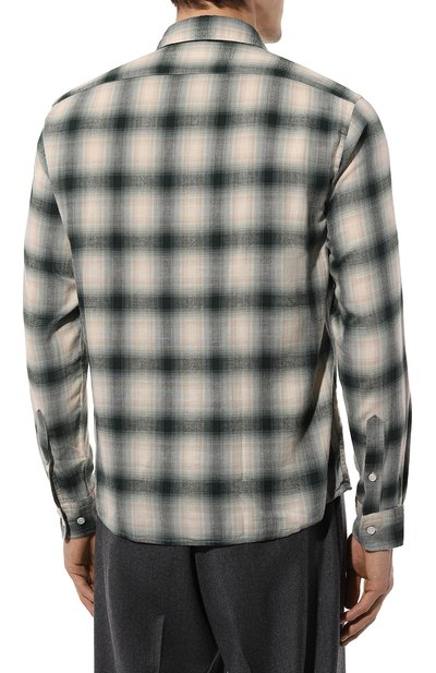 Рубашка из хлопка и вискозы BOSS, арт. 50527778, фото 4