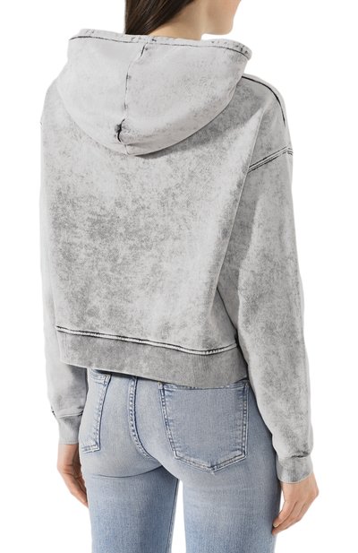 Хлопковое худи STELLA MCCARTNEY светло-серого цвета по цене 97250 руб., арт. 600412/SNW46, фото 4 Хлопковое худи STELLA MCCARTNEY, арт. 600412/SNW46, фото 4