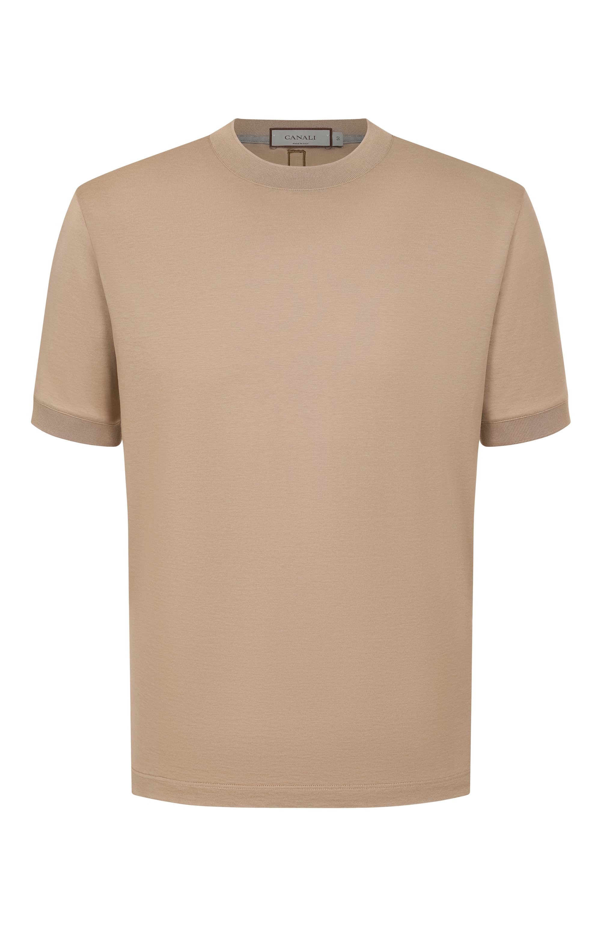 Футболка из хлопка и шелка CANALI, арт. T0918/MJ02259, фото 1
