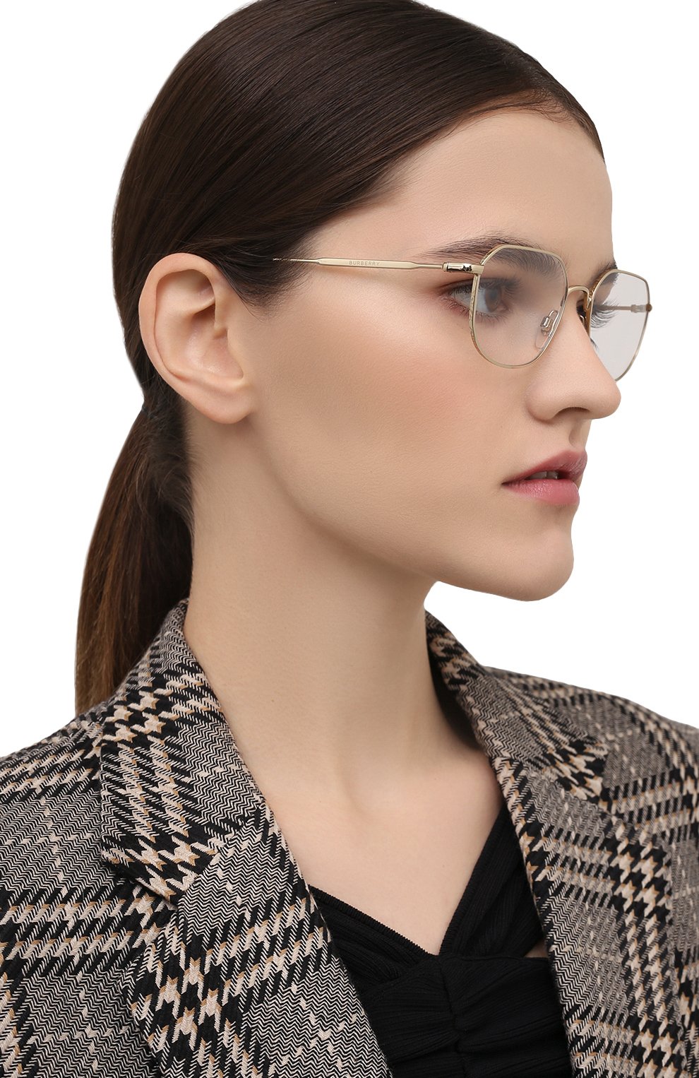 Оправа BURBERRY золотого цвета по цене 13900 руб., арт. 1335-1109, фото 2 Оправа BURBERRY, арт. 1335-1109, фото 2