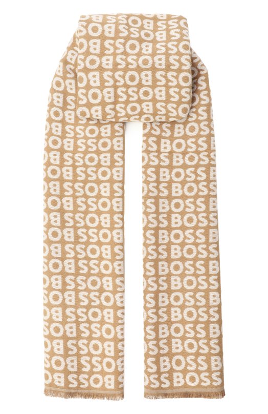 Шарф из вискозы BOSS 50518661 Бежевый 50518661