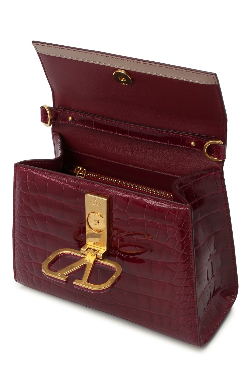 Сумка vsling small из кожи аллигатора VALENTINO, арт. WW2B0F53/XDE/AMIS, фото 5