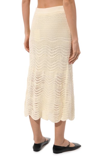 Хлопковая юбка ZIMMERMANN, арт. 6625SSS231, фото 4