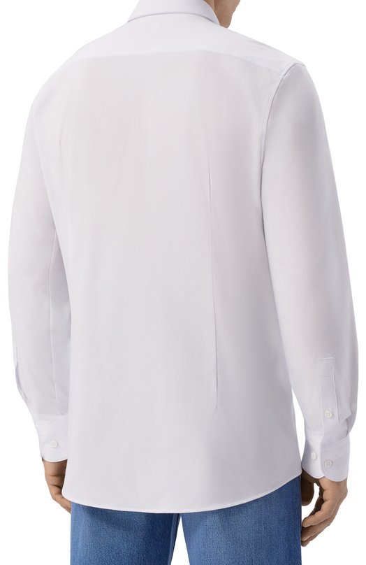 Хлопковая сорочка BOSS 50474283 Белый  50474283 Фото 4