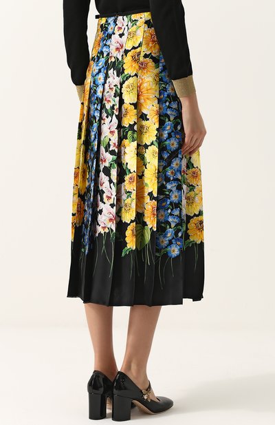 Шелковая юбка GUCCI, арт. 493600/ZJQ33, фото 4