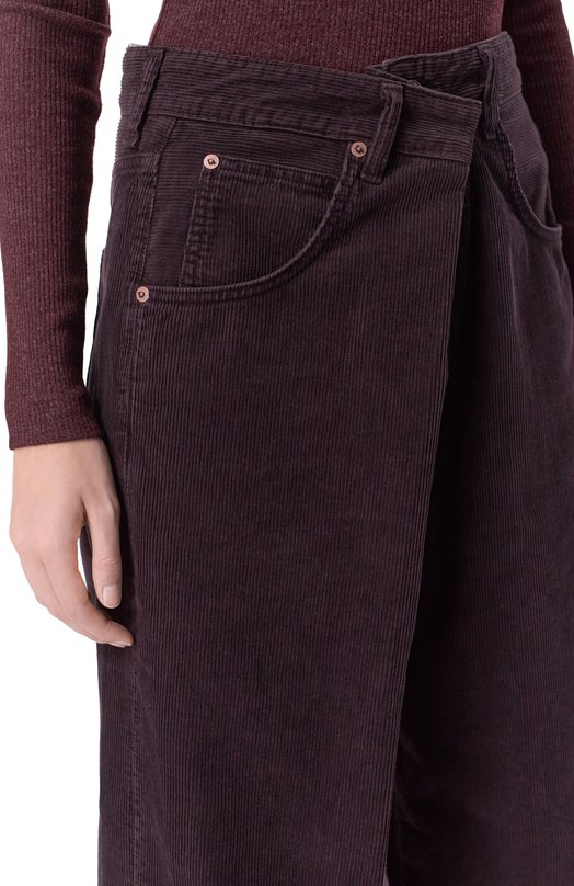 Вельветовые брюки Agolde A2791832 Бордовый  A2791832 Фото 5
