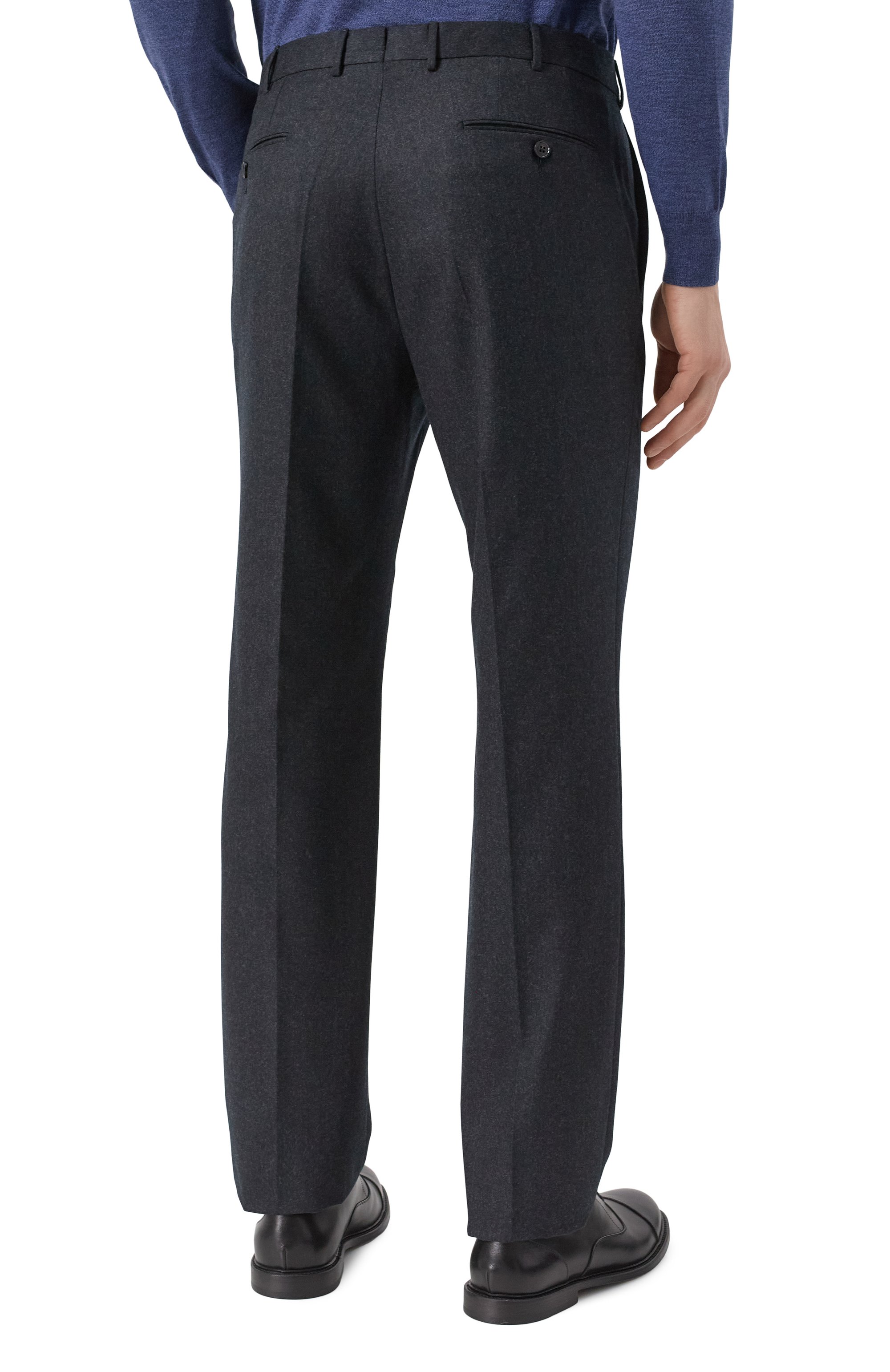 Шерстяные брюки ZEGNA, арт. 75TB12/S30F01, фото 4