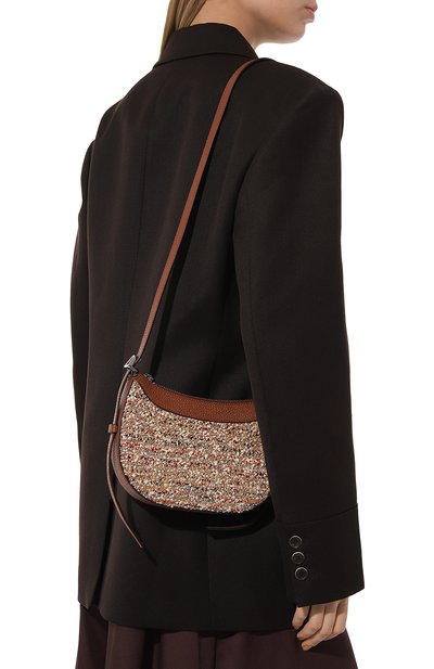 Сумка whisper COCCINELLE коричневого цвета по цене 24500 руб., арт. E5 PIQ 55 01 01, фото 2 Сумка whisper COCCINELLE, арт. E5 PIQ 55 01 01, фото 2