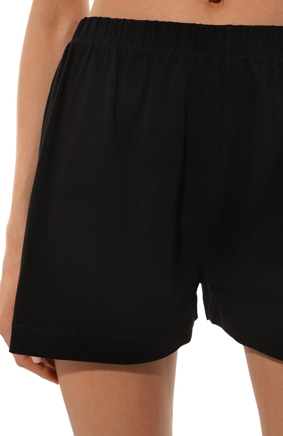 Хлопковая пижама EMPORIO ARMANI черного цвета по цене 11400 руб., арт. 164565/3R255, фото 7 Хлопковая пижама EMPORIO ARMANI, арт. 164565/3R255, фото 7