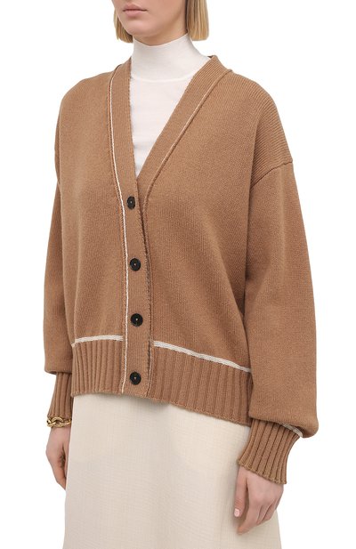 Шерстяной кардиган JIL SANDER, арт. JSPS752055-WSY21278, фото 3