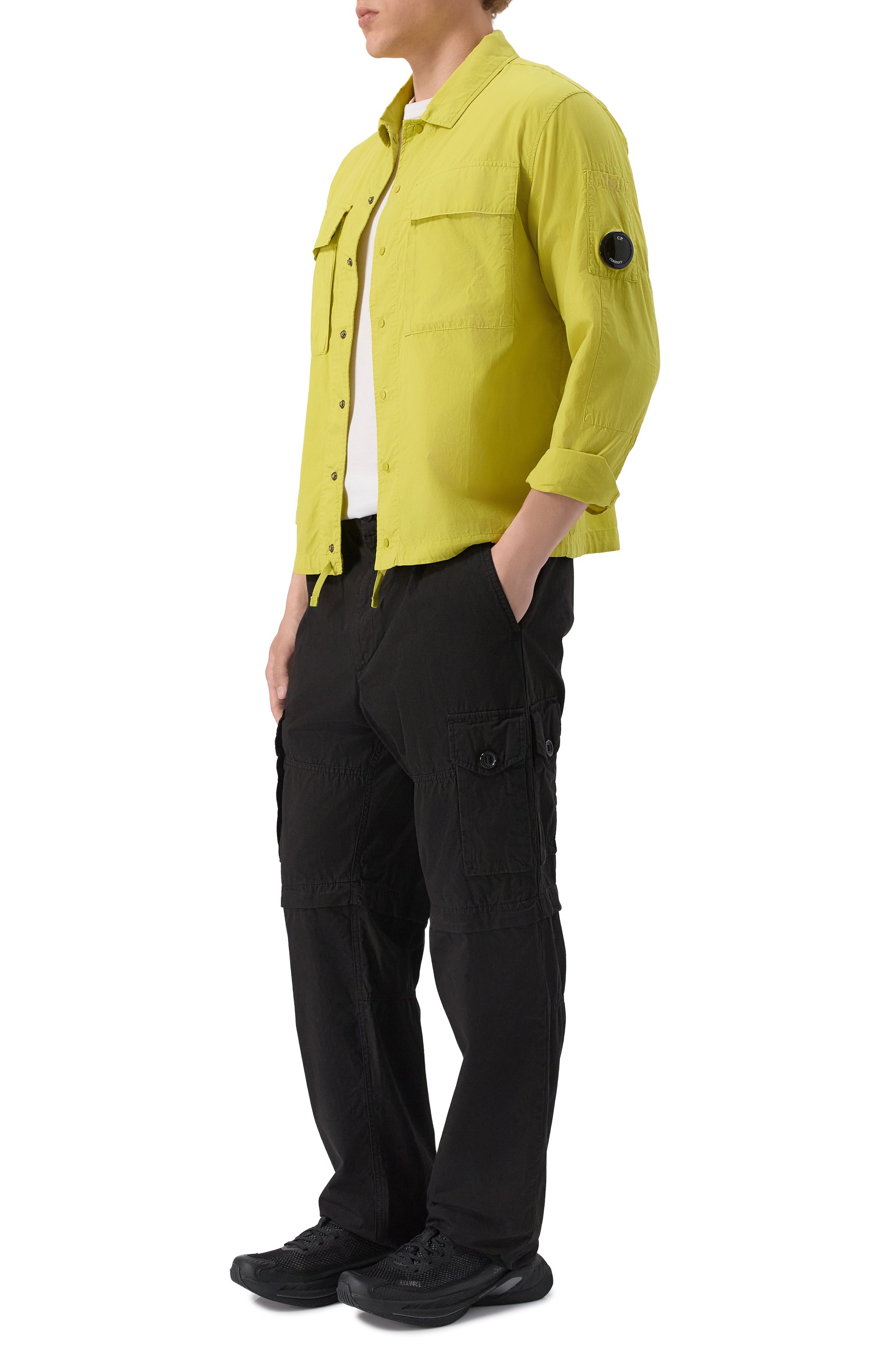 Хлопковая куртка-рубашка C.P. COMPANY, арт. 18CM0S237A005691G, фото 2