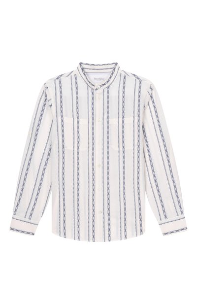 Хлопковая рубашка BRUNELLO CUCINELLI, арт. BA687C330B