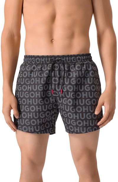 Плавки-шорты HUGO темно-серого цвета по цене 9495 руб., арт. 50535412, фото 2 Плавки-шорты HUGO, арт. 50535412, фото 2