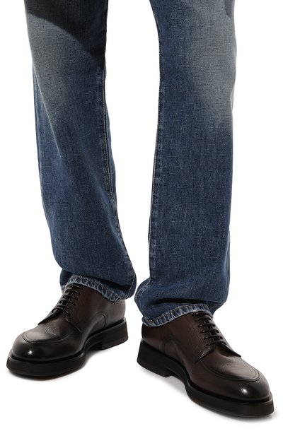 Кожаные дерби SANTONI, арт. MCCG18535JW2BSDS, фото 3