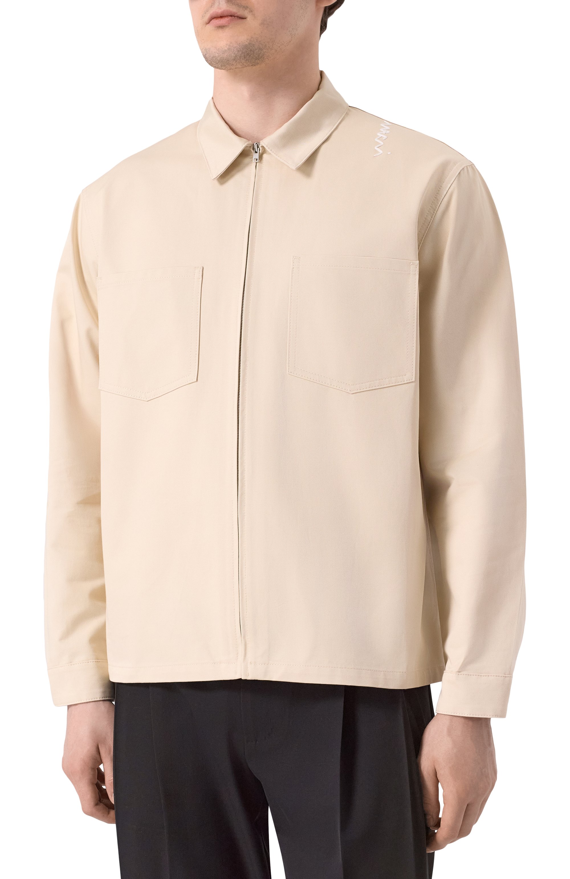 Хлопковая куртка-рубашка MARNI, арт. CUMU0297S0/UTC311, фото 3