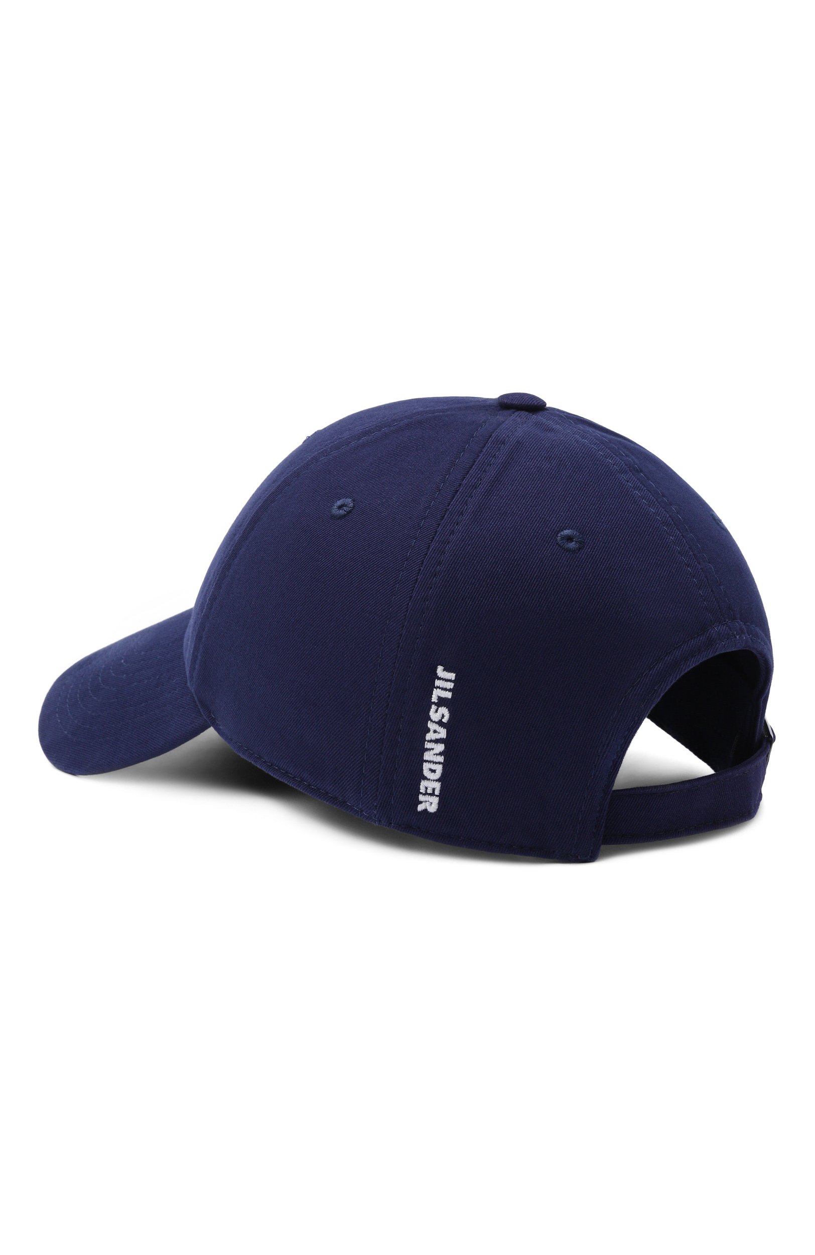 Хлопковая бейсболка JIL SANDER темно-синего цвета по цене 35500 руб., арт. J02TC0113/J45349, фото 2 Хлопковая бейсболка JIL SANDER, арт. J02TC0113/J45349, фото 2