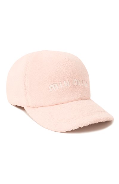 Хлопковая бейсболка MIU MIU, арт. 5HC179-2DPO-F0442, фото 1