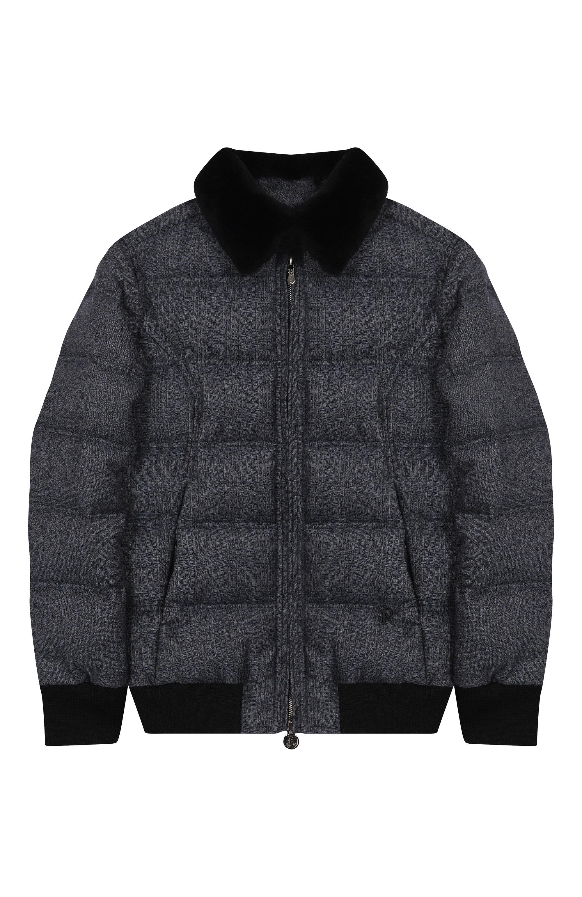 Шерстяной пуховик с воротником из бобра STEFANO RICCI JUNIOR, арт. YAJ8400020/HC4QDR, фото 1