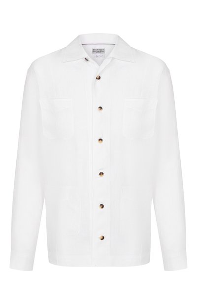 Льняная рубашка BRUNELLO CUCINELLI, арт. MM6840648, фото 1
