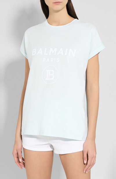Хлопковая футболка BALMAIN, арт. SF21363/I240, фото 3