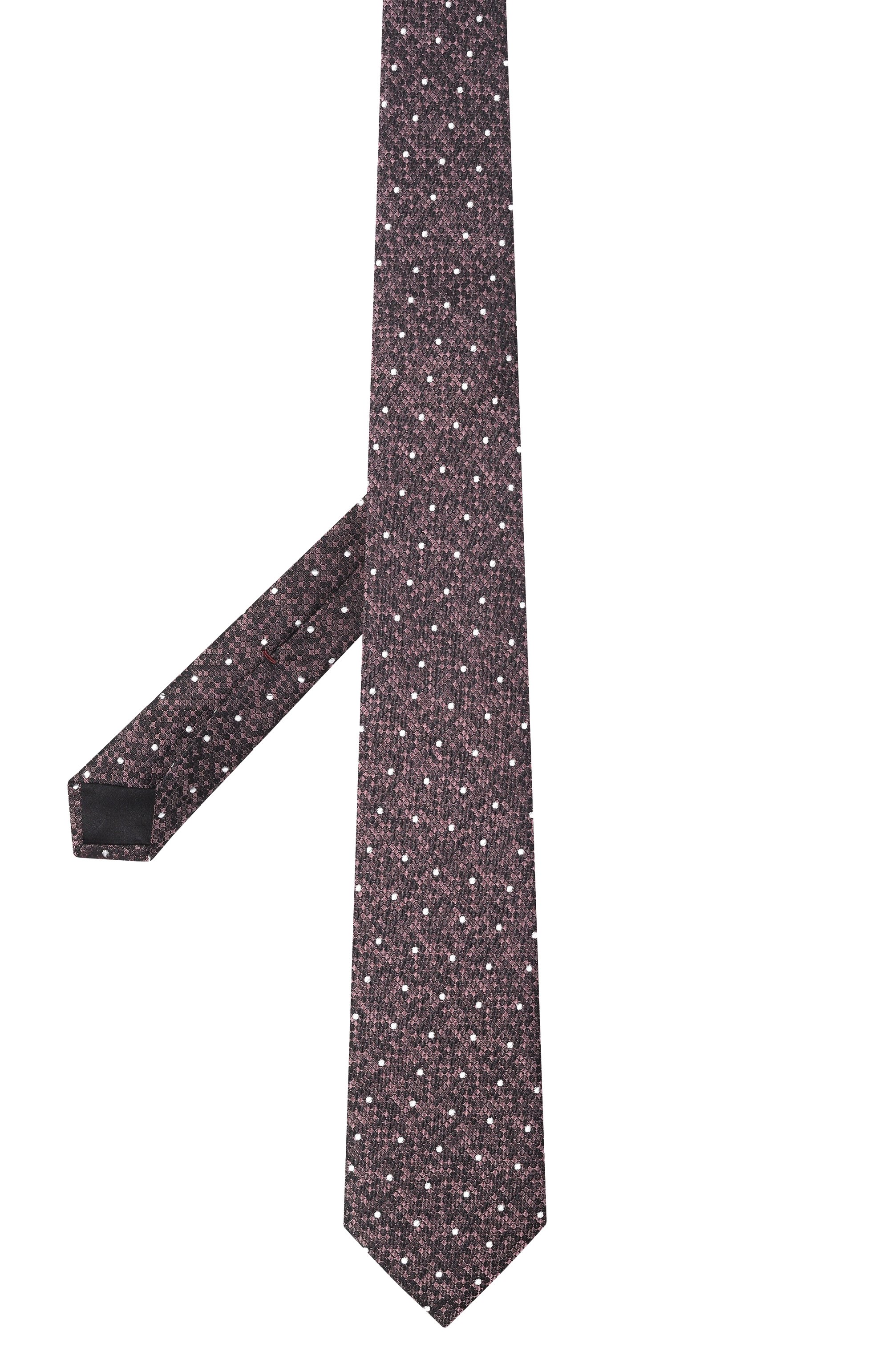 Шелковый галстук ZILLI коричневого цвета по цене 38600 руб., арт. CRAV02M0600VGTCH0, фото 3 Шелковый галстук ZILLI, арт. CRAV02M0600VGTCH0, фото 3