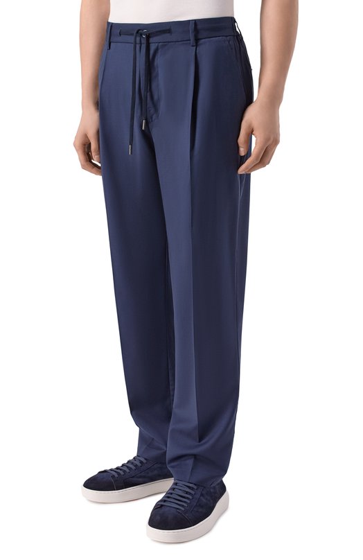 Шерстяные брюки Capobianco 20M808.UN00. Синий  20M808.UN00. Фото 3