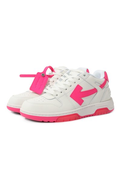 Кожаные кеды out of office OFF-WHITE, арт. OWIA259S23LEA0010132, фото 1