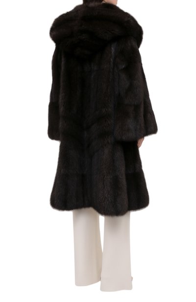 Шуба из меха соболя ZILLI коричневого цвета по цене 3285000 руб., арт. WAS-ZC0N3-ZIB00/0001, фото 4 Шуба из меха соболя ZILLI, арт. WAS-ZC0N3-ZIB00/0001, фото 4