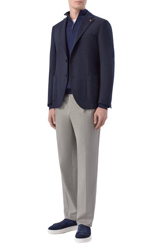 Шерстяной пиджак Sartoria Latorre JD74/JJ976 Синий  JD74/JJ976 Фото 2