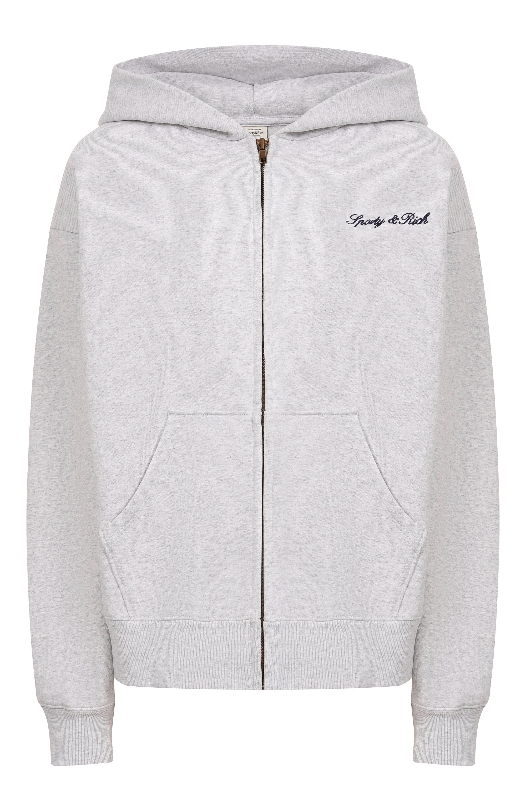 Хлопковая толстовка SPORTY AND RICH, арт. ST08868326GY03, фото 1